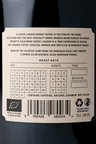Cold Brew Coffee Liqueur (Organic)
